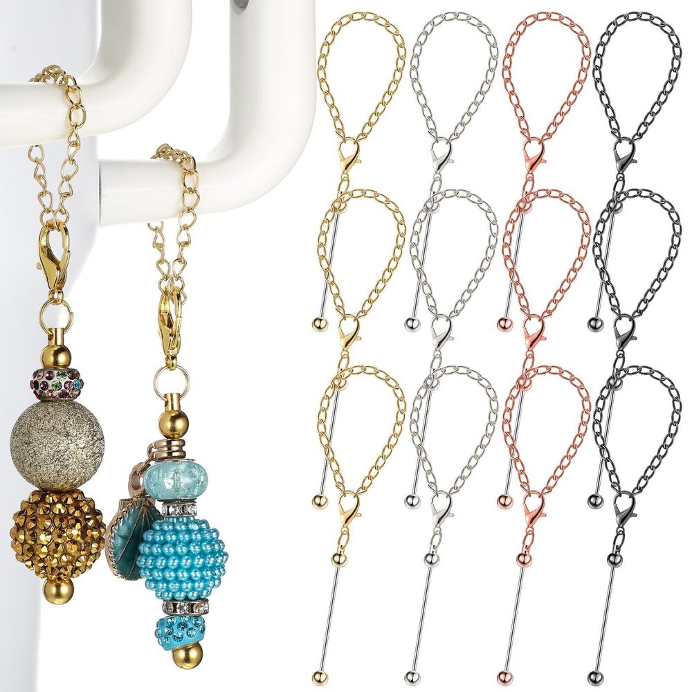 1837 12 Pcs Beadable Charm Accessories Compatible with Stanley Beaded Charm